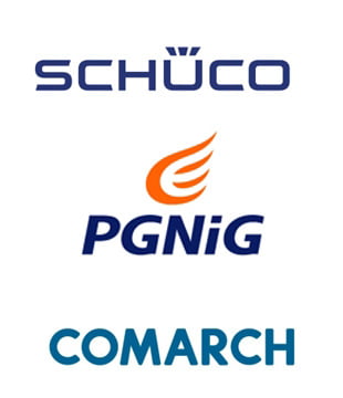 Realizacje - Schuco, PGNiG, Comarch