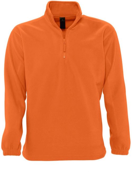 Bluza polarowa z krótkim rękawem nr 3 - pomarańczowa
