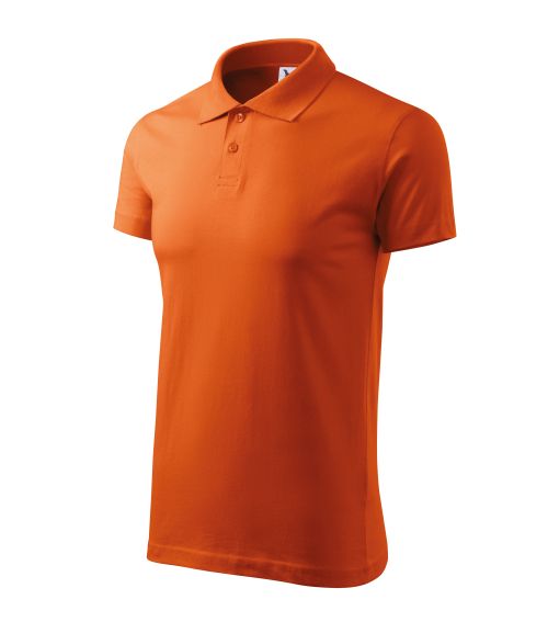 Koszulka polo męska nr 1 - pomarańczowa
