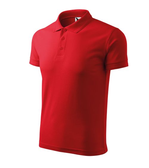 Koszulka polo Pique M czerwona
