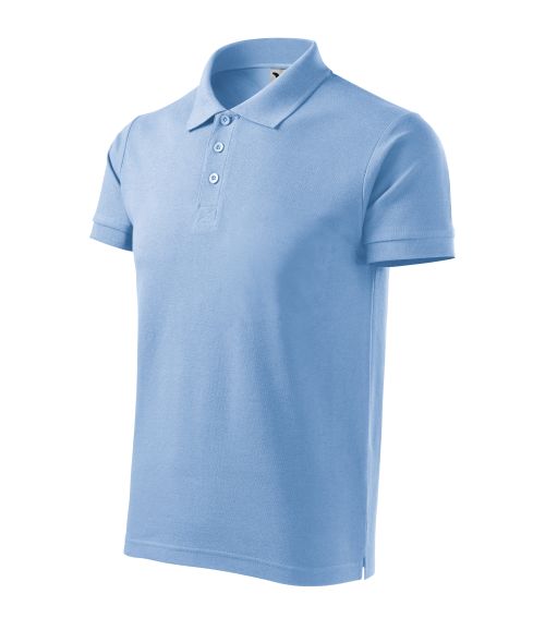 Koszulka polo męska nr 4 - błękitna
