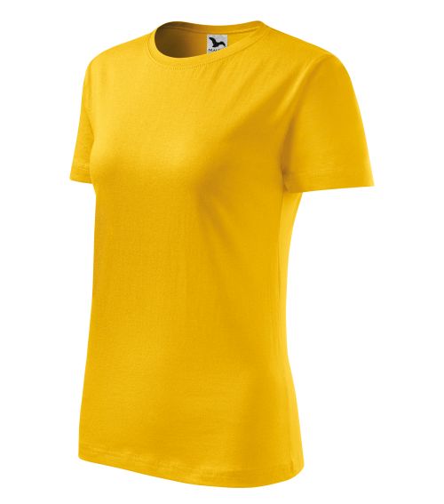 T-shirt damski nr 1 - żółty
