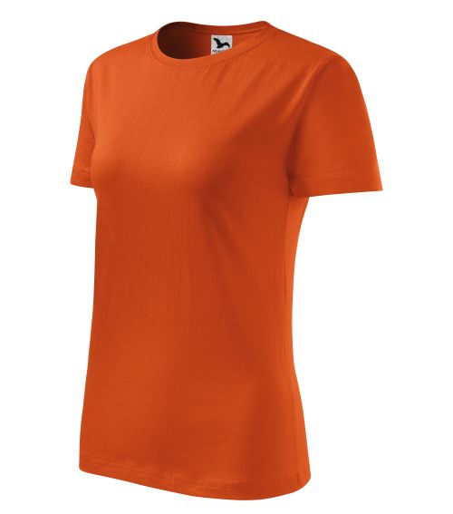 T-shirt damski nr 1 - pomarańczowy
