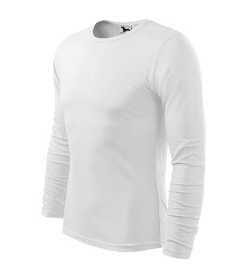T-shirt długi rękaw męski numer 2 - biały
