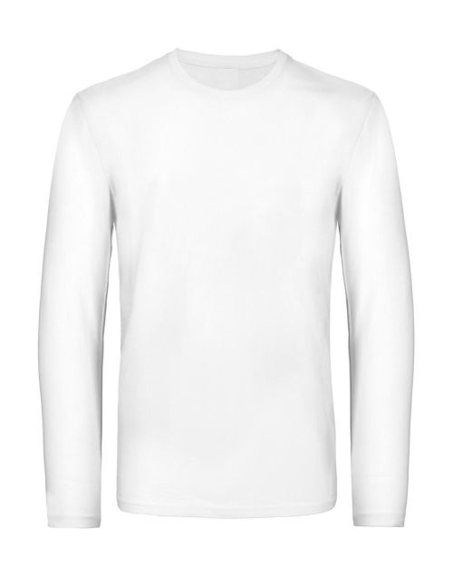 T-shirt długi rękaw męski numer 4 - biały
