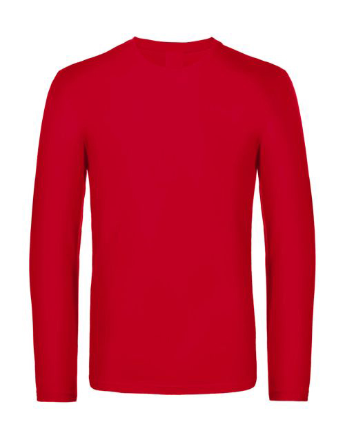 T-shirt długi rękaw męski numer 4 -czerwony
