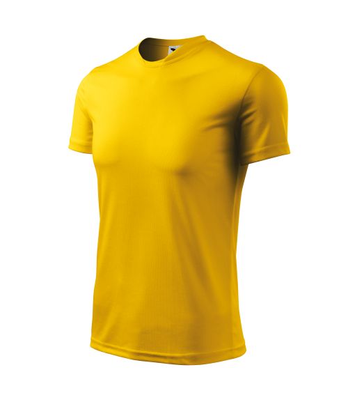 T-shirt sportowy męski nr 2 - żółty
